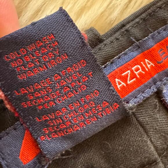 BCBGMAXAZRIA Black Mid Rise Straight Leg Pants 2 - Picture 5 of 9